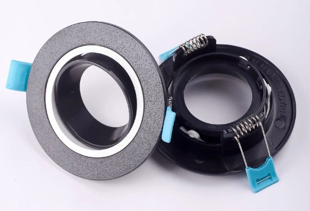 اسبوت كاس دفن بلاستيك دائرى اسود×ابيض×اسود بالدوايه ريدى رونج